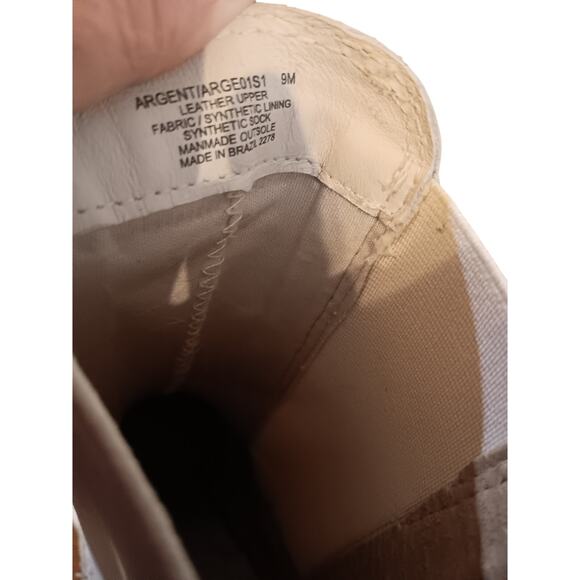 Steve Madden Argent Chelsea Boots mid-calf, Leather, Color-Bone Size 9  *O - Picture 5 of 6